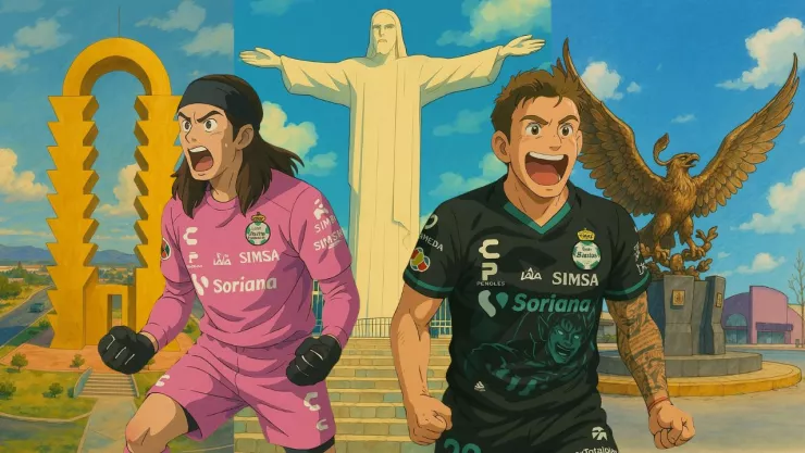 Crean imágenes de Torreón y el Santos al estilo Studio Ghibli | FOTOS