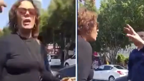 VIDEO mujer hace berrinche por multa en Ecatepec