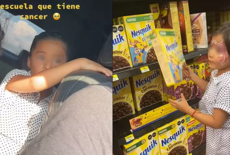 Niño con cancer TikTok.