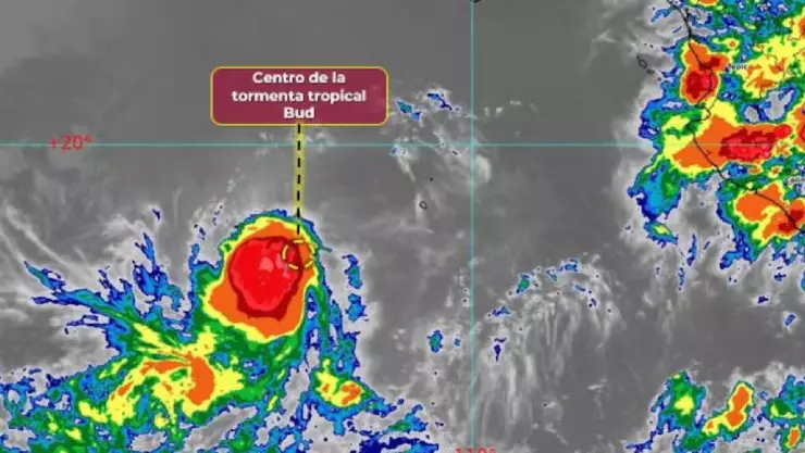 Se forma la tormenta tropical Bud, esta será su trayectoria por México.jpg