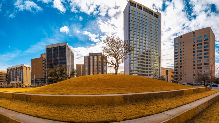 Vista de la ciudad de Midland, Texas
