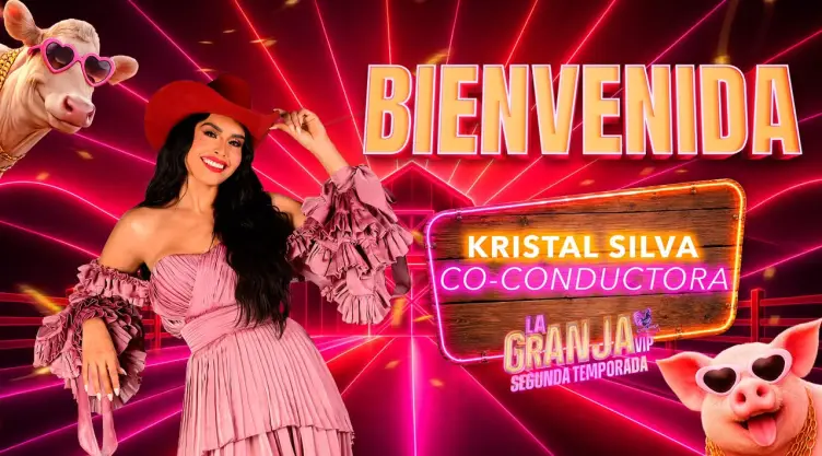 Kristal Silva regresa como co-conductora de La Granja VIP