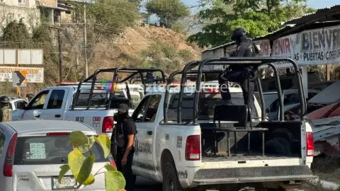 Cuerpos abandonados en El Porvenir, Acapulco