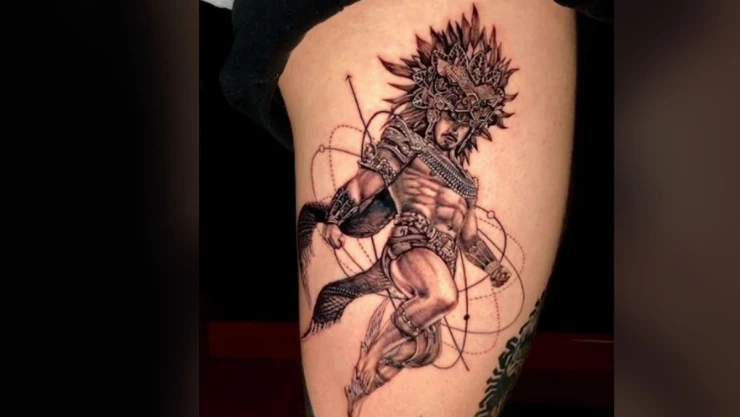 Tatuaje de Tenoch Huerta