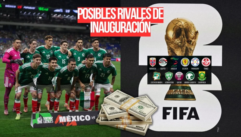 El valor de mercado de las selecciones que podría enfrentar México en el debut del Mundial 2026