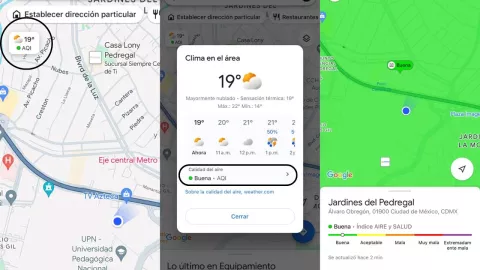 ¿Cómo revisar la “calidad del aire” en Google Maps?