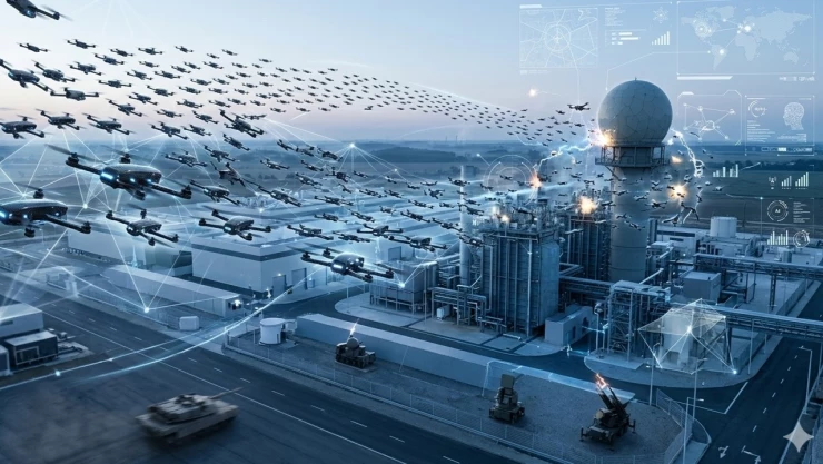 Enjambres de drones, el arma del futuro que cambia la guerra en tiempo real