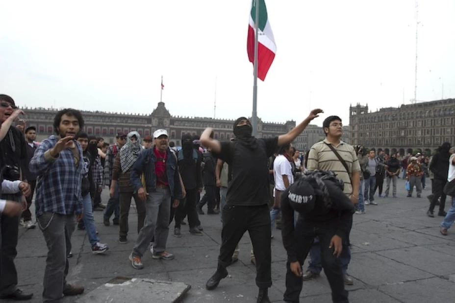Los detenidos fueron detenidos por los disturbios del pasado 10 de junio en el Zócalo