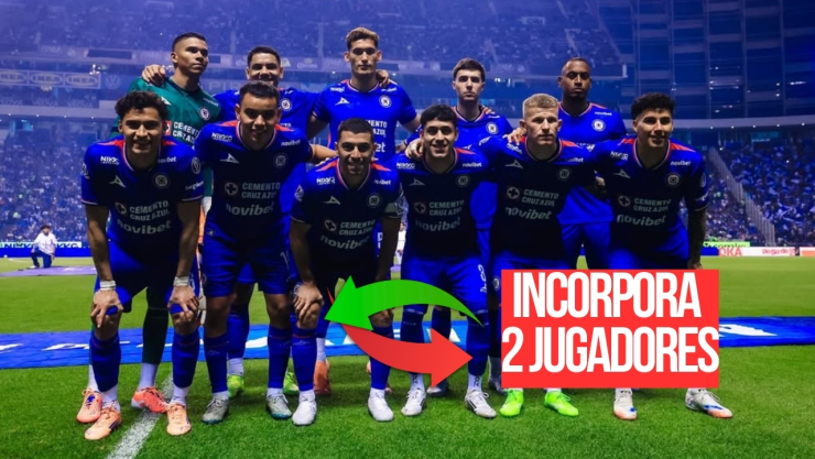 ¡CONFIRMADO! Cruz Azul incorpora 2 cracks para la Liguilla del Apertura 2025