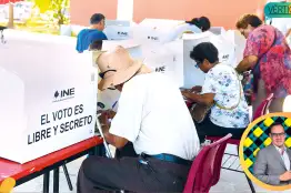 Casillas de votación en México.