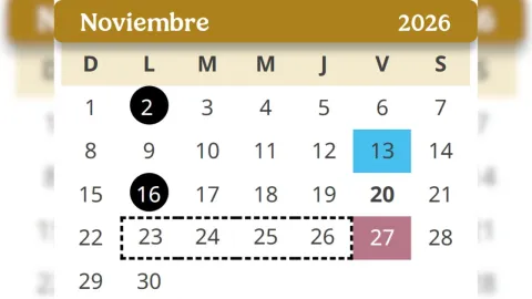 ¿Hay puente por el Día de Muertos en México?: Las fechas de descanso oficiales que quedan este 2026