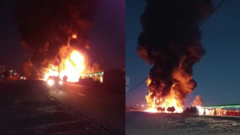 Zacatecas explosión pipa auto gasolinera