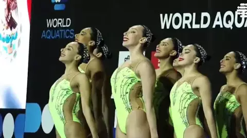 Natacion artistica Mexico.