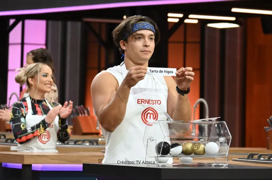 Ernesto Cázares preparó tarta de higos