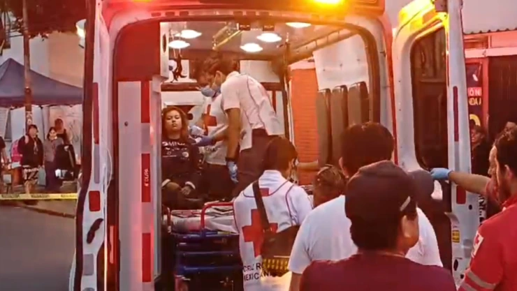 Accidente en Avenida Vicente Guerrero de Puebla