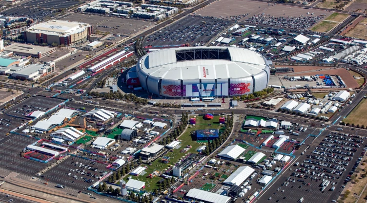El State Farm Stadium de Arizona.