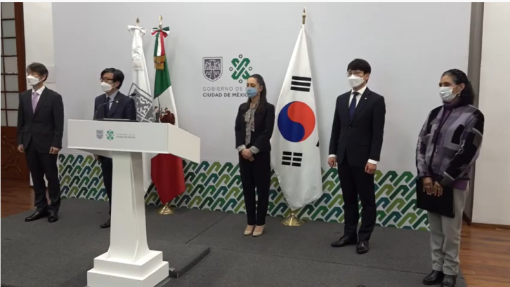 donación pruebas pcr corea a la CDMX