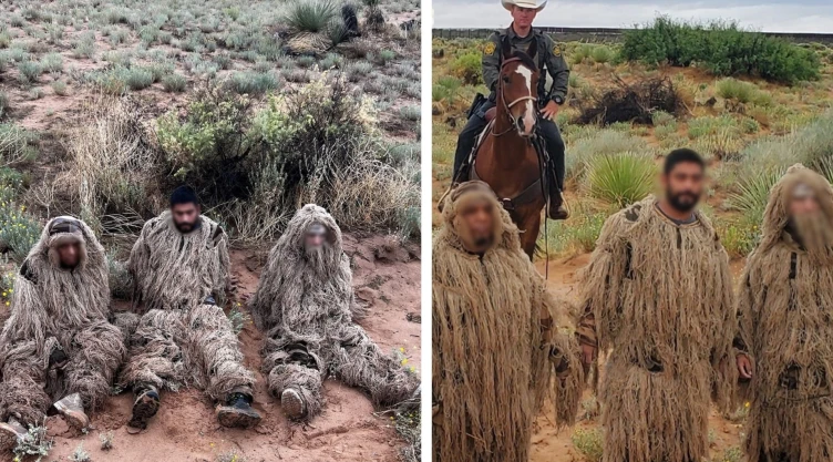 migrantes camuflados Chewbacca