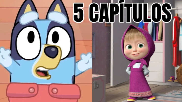5 capítulos de ‘Bluey’ y ‘Masha y el Oso’ ideales para que los niños se animen a vestirse solos
