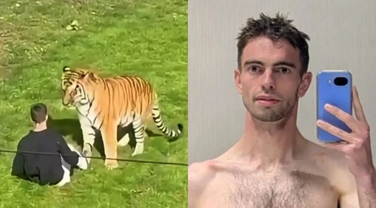 William Chapman fue atacado por un tigre en el Yorkshire Wildlife Park
