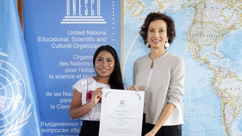 UNESCO nombra a Yalitza Aparicio como embajadora de Buena Voluntad