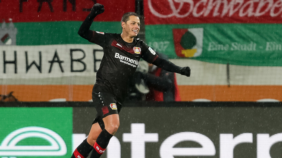 Chicharito en el Leverkusen