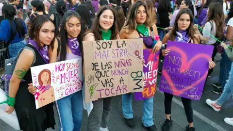 Marcha 8M: ¿Cuáles fueron las consignas por el Día Internacional de la Mujer?