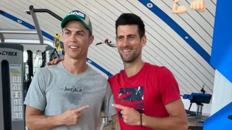 Cristiano Ronaldo y Novak Djokovic