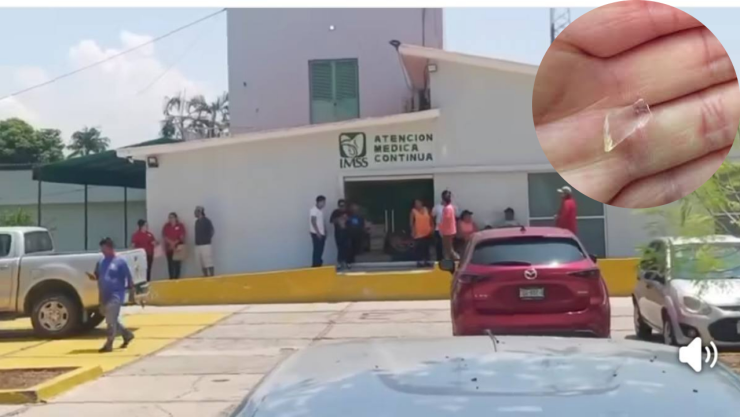 estudiantes comen cochinita con vidrio en Manzanillo, Colima