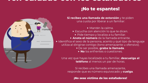 ¿Qué hacer ante un delito de extorsión?
