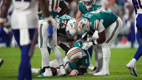 Tua Tagovailoa conmoción Semana 2 NFL vs Bills