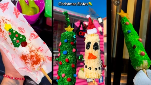 ¡Fiebre navideña en EU! Elotes mexicanos desatan locura y largas filas