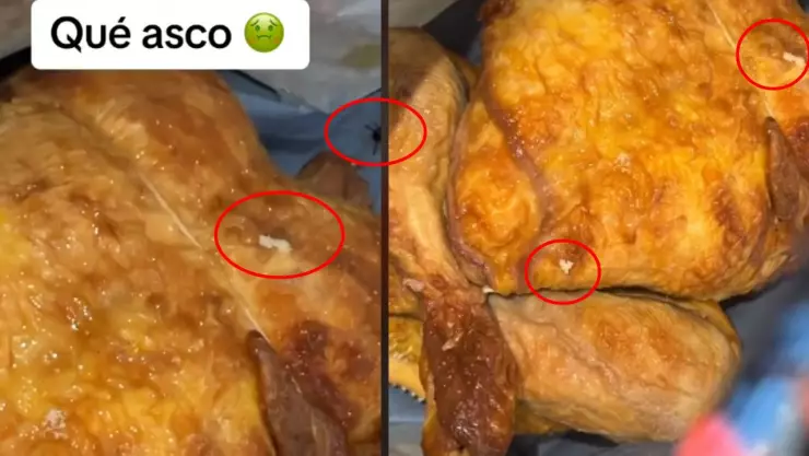 “¡Qué asco!”_ Mujer encuentra larvas de mosca en pollo de supermercado.jpg