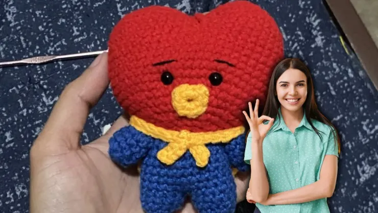 Paso a paso: cómo hacer un amigurumi de Tata de BTS; patrón fácil y rápido