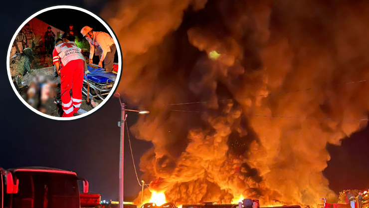 Incendio en pensión vehicular en Villa Unión.png