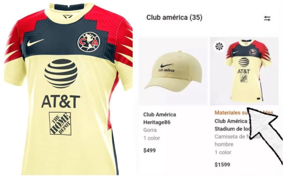 Nueva playera del Am´érica