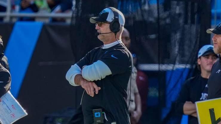 Frank Reich con los Carolina Panthers