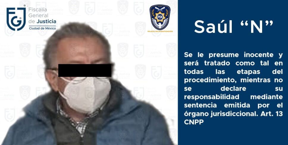 La fiscalía de la CDMX cumplimentó una segunda orden de aprehensión contra el diputado sin fuero Saúl “N” por abuso sexual equiparado agravado.