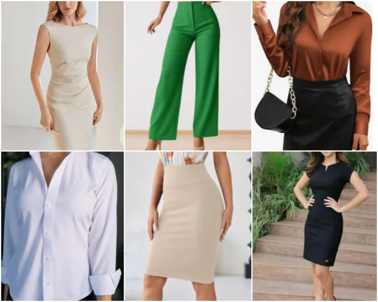 ropa elegante mujer