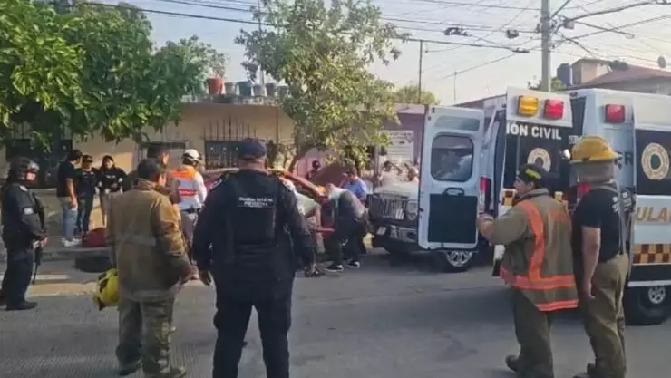 Accidentes calles cerradas Tuxtla