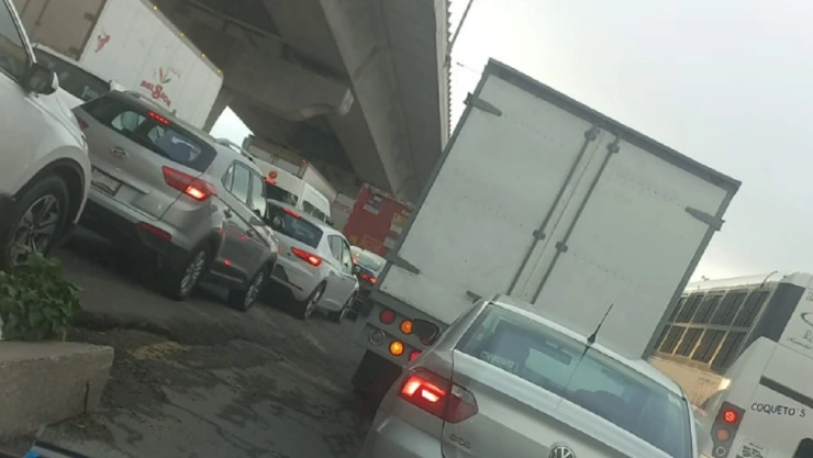 tráfico autopista mexico puebla