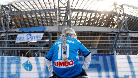 N&aacute;poles, segunda casa de Diego Armando Maradona