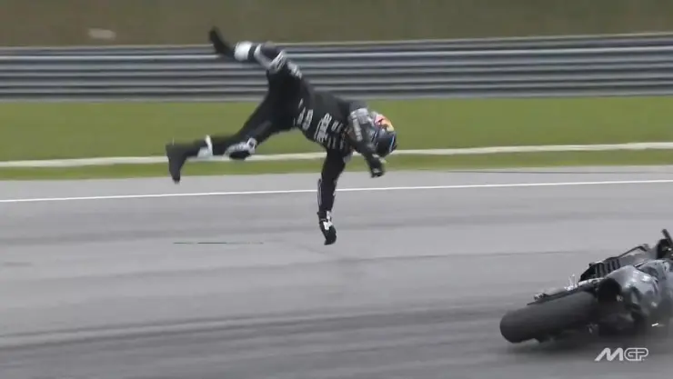 Escalofriante accidente de Jorge Martín en MotoGP.