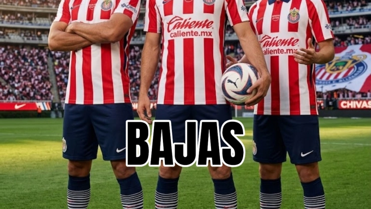 CONFIRMADO: Chivas tiene al menos 3 bajas para la Jornada 7 del Apertura 2026