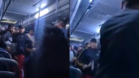 pasajero saca hacha en transporte de Monterrey, Nuevo León