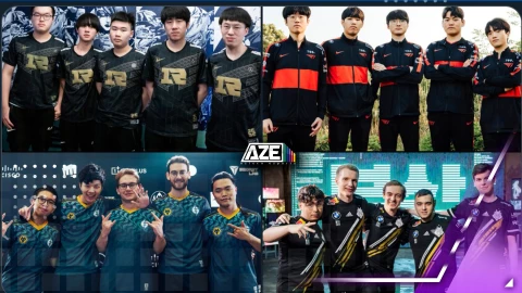 Equipos clasificados a las semifinales de MSI 2022