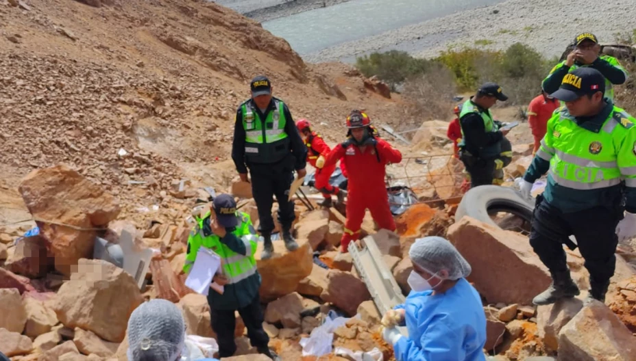 Autobús Perú accidente