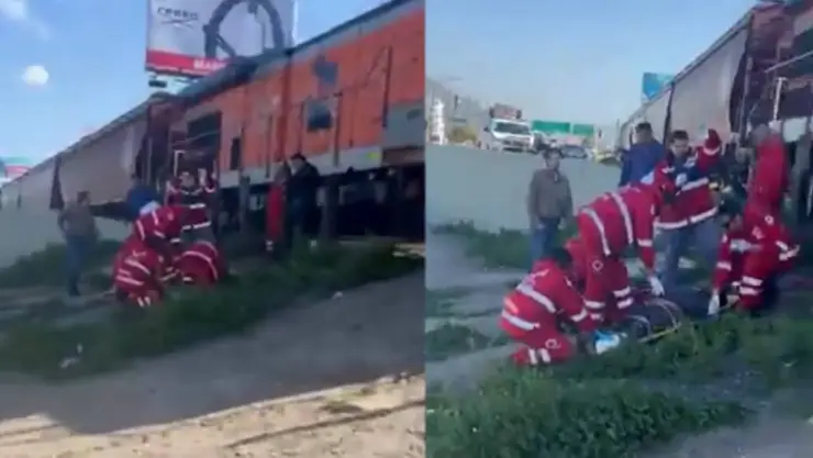 VIDEO Tren atropelló a una mujer en el bulevar Benítez de Tijuana