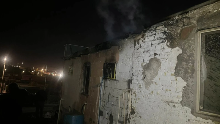 Incendio en la colonia Feipe Á