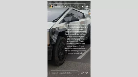 La Nicholette publica mensaje en redes